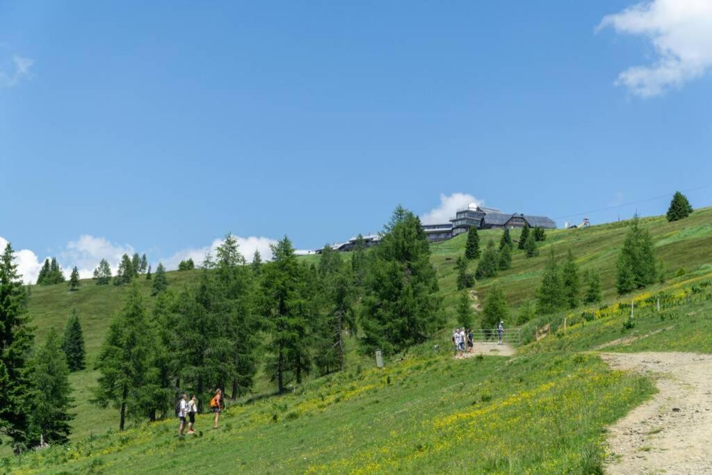 Hundefreundliche Bergwohnung Neben Der Skipiste - Mittelstation Skigebiet Gerlitzen Kanzelhohe Extérieur photo