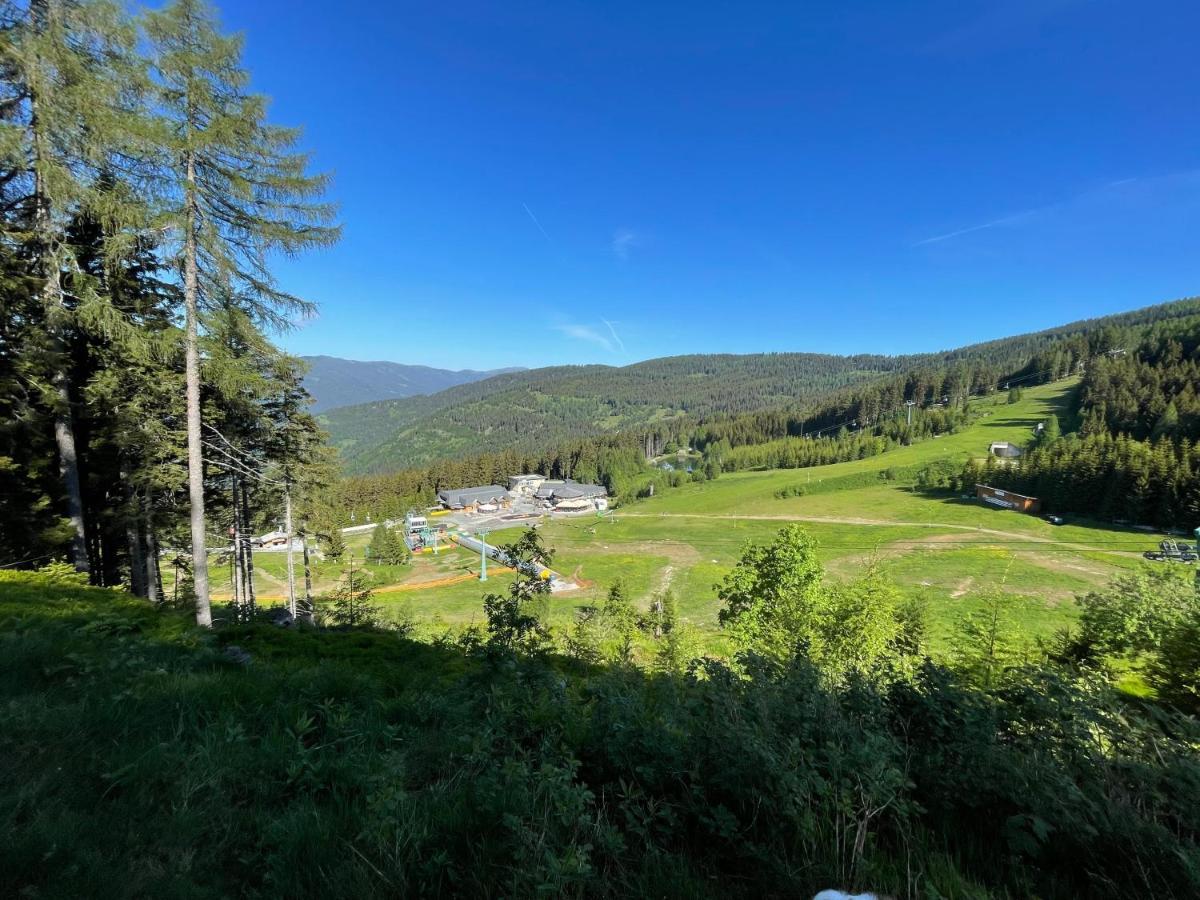 Hundefreundliche Bergwohnung Neben Der Skipiste - Mittelstation Skigebiet Gerlitzen Kanzelhohe Extérieur photo